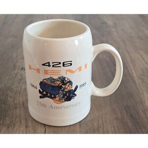 Vintage Mopar 426 Hemi 25th Anniversary Mug Limited Edition 1964-1989 Stein